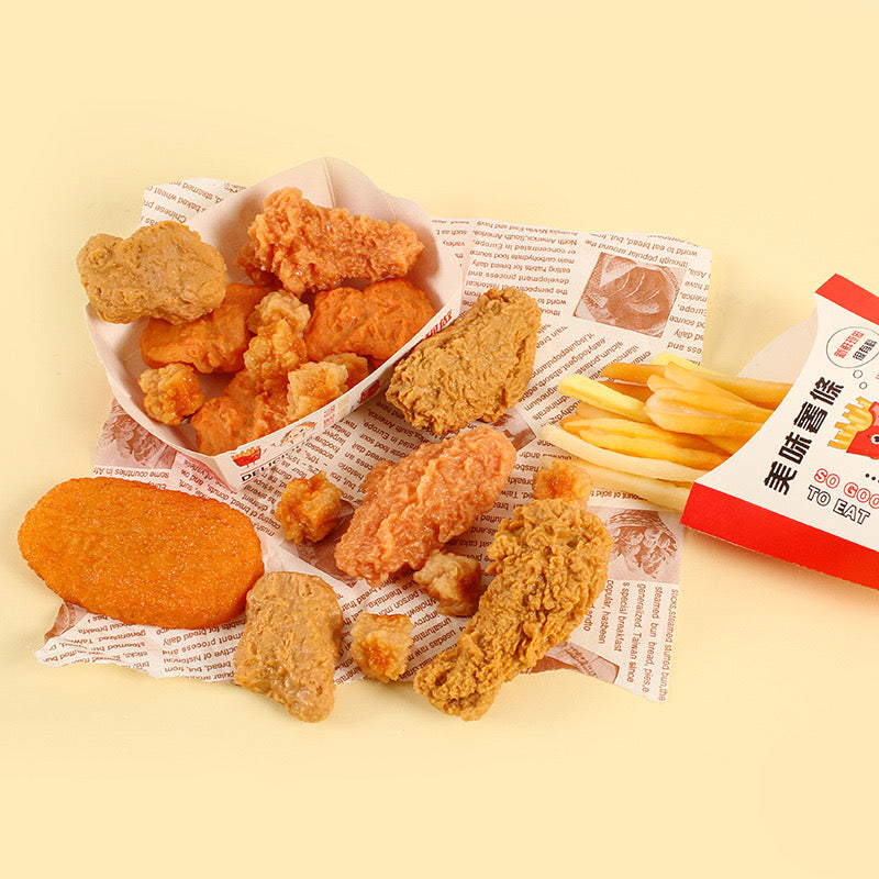 fried chicken and fries