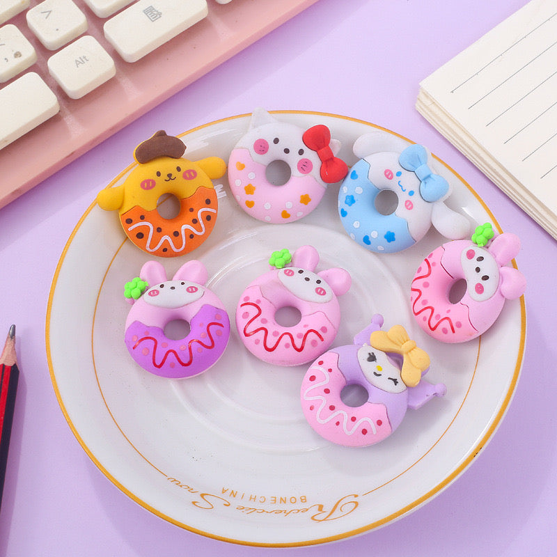 sanrio donut eraser